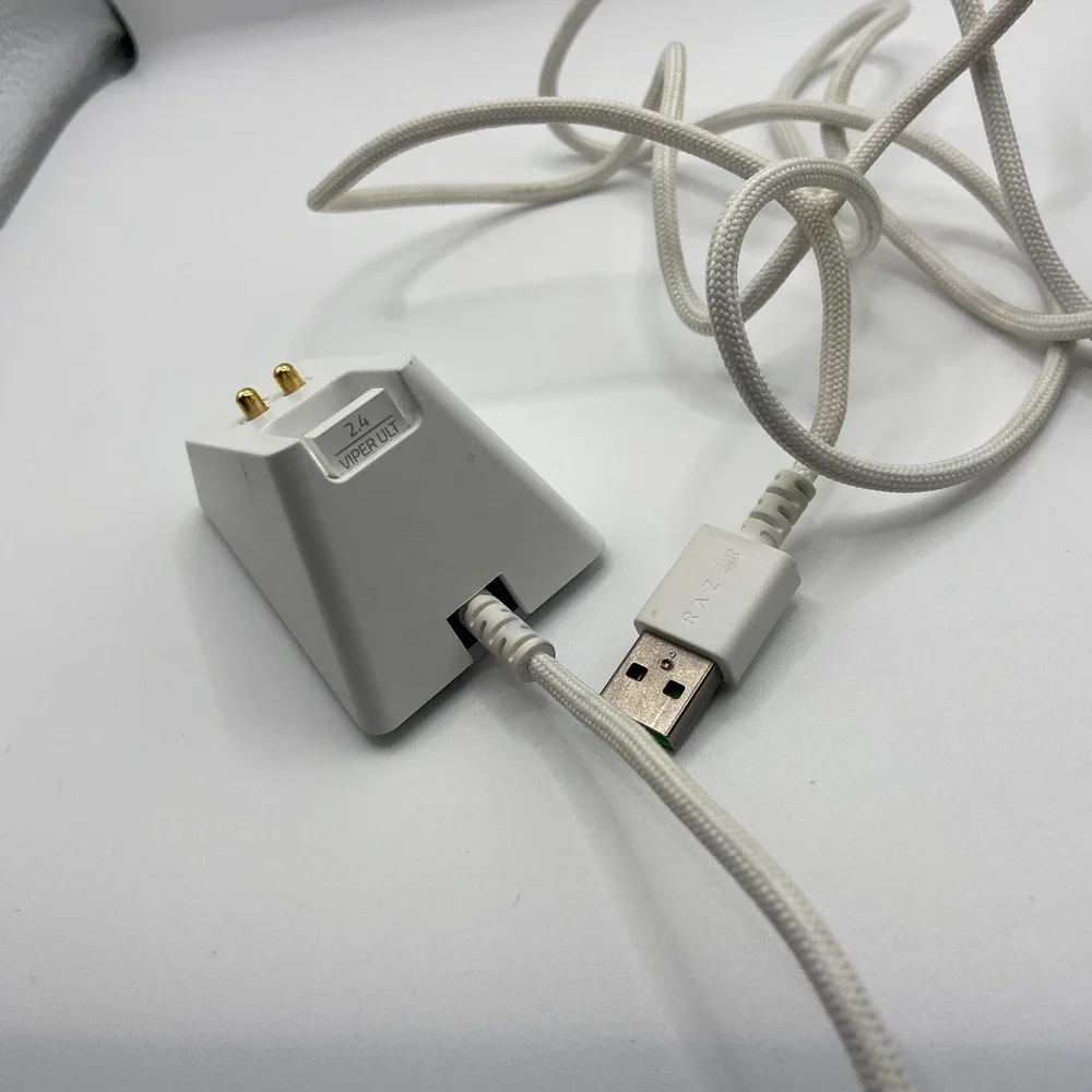 Razer RC30-030502 Charging Dock White USB 5V 500mA for Viper Ultimate RC30 Mouse